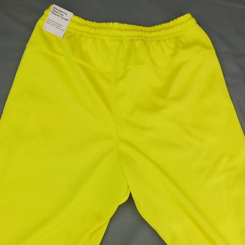 Nike Air Jogger Poly Knit Bottoms Yellow Strike Mens Running Pants DQ4218 765